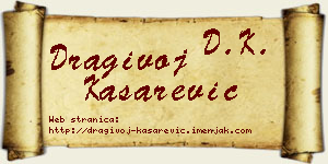 Dragivoj Kašarević vizit kartica